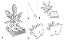 Load image into Gallery viewer, CANNABIS LEAF INCENSE CHAMBER