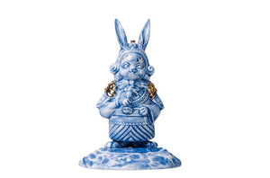 God of Rabbit porcelain incense chamber